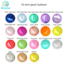 10 inch pearlescent mixed color