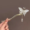 Butterfly tassel hairpin