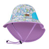 Purple floral cape hat / s code (44-48 suitable for 0-2 years old)