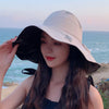 Full brim bow - beige