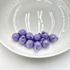 Solid color luminous hanging beads purple