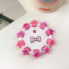 10 card packs - small flower rose red / plastic/resin
