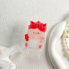Transparent bracket-strawberry footprint doll
