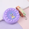 3 purple / round patch