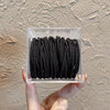 Boxed fine thread black 50 pieces