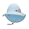 Sky blue solid cape hat / s code (44-48 suitable for 0-2 years old)