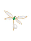 Green crystal dragonfly