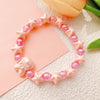 Pink star + rose bead