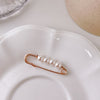 2# small white bead brooch