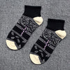 Short black 1 (letter) / one size nude socks (38---43)