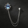 Mirror gemstone silver