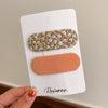 5# orange pair about 6.5cm