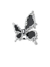 Dark butterfly ring