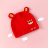 Red tiger tire cap / one size fits all 0-3 months/head circumference 37-43cm