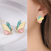 0169 drip glaze colorful butterfly