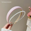 Wide brimmed headband - pink