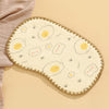 Fried egg bear - raw cotton cloud pillow / 25*40cm