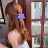 6. purple - flower clip