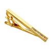 K gold white zircon tie clip