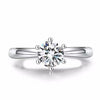 Platinum 1 carat / adjustable opening