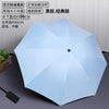 Manual 8 bone reverse umbrella sky blue