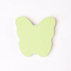 Butterfly - light overlapping color (green pink yellow blue) 76x76mm [3x3 inches 100 pages] / 100