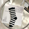 Black and white stripes / one size fits all