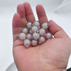 Gray bubble hanging hole beads