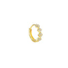 One diamond earring (gold) / copper