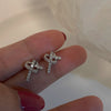 Knotted stud earrings