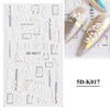 Embossed sticker 5d-k017 (with packaging) / normal specifications