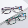 Purple frame (printed legs) / anti blue light goggles 0 degrees