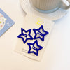 Five-star blue 3 packs of sending cards