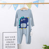 [long-sleeved trousers] blue dinosaur / 73cm