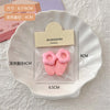 3#pink flower hairpin