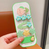 4#green flower + five-star hairpin-5-piece set