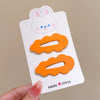 Cloud clip orange pair (independent card packaging)