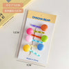 1#candy-colored round clip [6 packs]