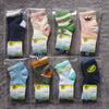 Baby socks with cardboard and independent packaging bag / 0-6 months