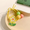 3# yellow flower hair rope