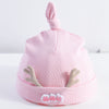 [four seasons] cute antlers - pink / 0-3 months (30-39cm) + one size