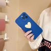 Haz1d. white heart on dark blue background / 7/8 plus (5.5 inches)