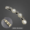 Lotus root color transparent bottom - black and white pearl