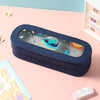 Dinosaur spaceship (double window pencil case)