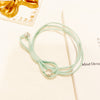 Hand-knotted hair tie (green)