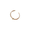 631 gold knotted twisted ring / adjustable opening