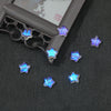 Imported white ab / 8mm hole diameter about 1mm 10 pcs/pack