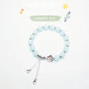 Peach blossom bracelet blue
