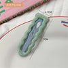 5#mint green wave bb clip