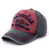 49nys84 washed baseball cap - wine red / adjustable